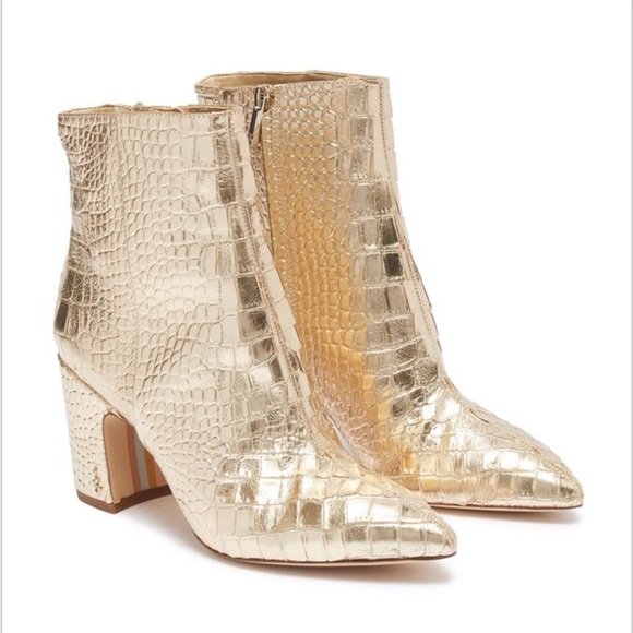 Sam Edelman Gold Hilty Booties - Picture 1 of 1